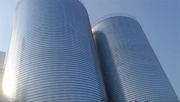 济阳2座混凝土高架卷板仓